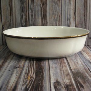 LENOX BONE CHINA DEBUT COLLECTION KRISTY FOOTED OVAL VEGETABLE SERVING B…